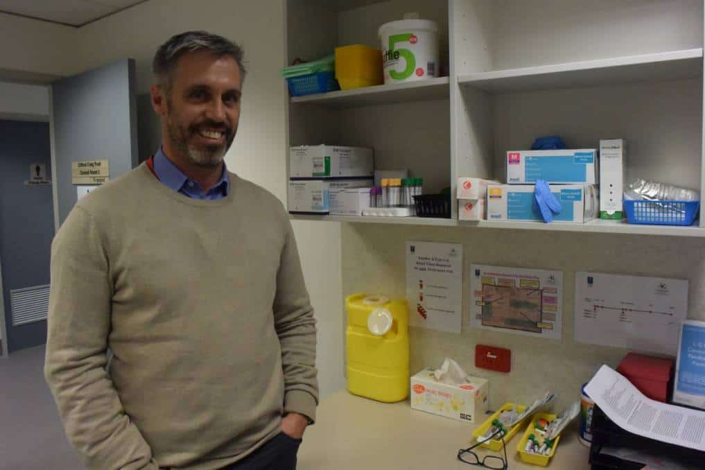 Dr David Edis photographed for The Examiner