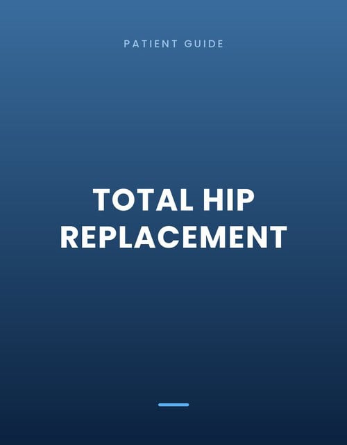 Patient guide cover: hip replacement